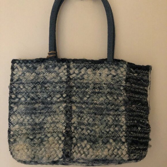 Antik Kraft Jute and Bead Tote Bag - Picture 2 of 12